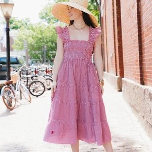 NWT Red Nantucket Gingham Ellie Nap Dress